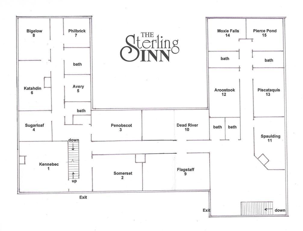 The Sterling Inn Caratunk Dış mekan fotoğraf